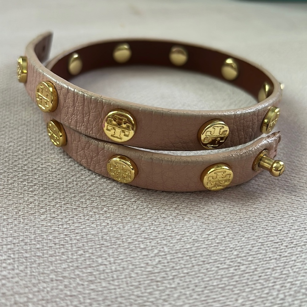 Tory Burch Wrap Leather Bracelet